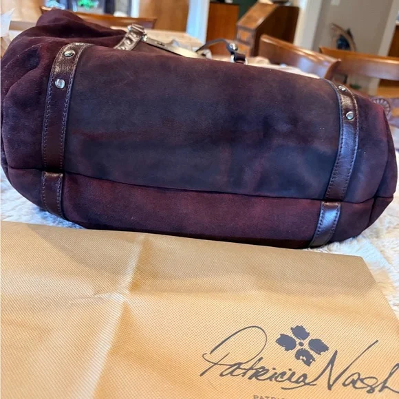 Patricia Nash Deep brown  Suede XL Tote, NOTE! price is firm. - Picture 5 of 8